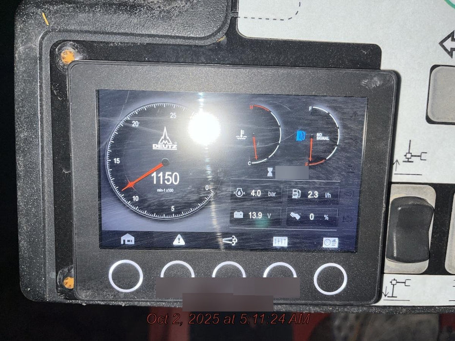 2018 Skyjack SJ1056 TH Skyjack 1056 TH Telehandler w/Open ROPS, Work Lights/Beacon, Solid Tires, 60" Carriage and Forks