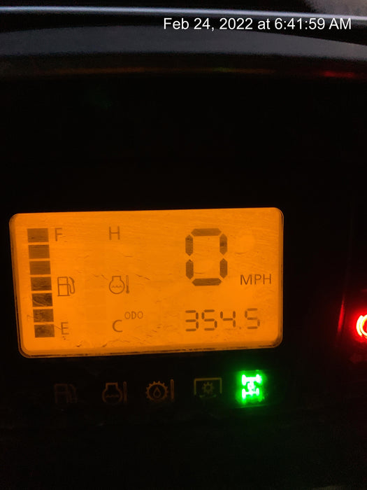 2021 Kubota RTV-X1140W-H Plastic Canopy, Windshield Acrylic Clear, LED Strobe Light, Wire Harness Kit, Back up Alarm