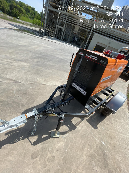 2022 Lincoln Electric LE400 Kubota V1505, Trlr, Cable Rack, Light Kit, ES Decals, T3