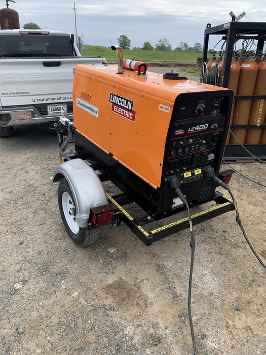 2022 Lincoln Electric LE400 Kubota V1505, Trlr, Cable Rack, Light Kit, ES Decals, T3