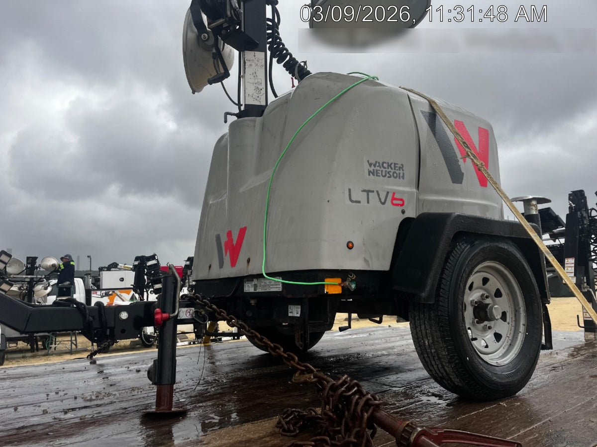 2019 Wacker Neuson LTV6L-MH Mobile Light Tower w/Fuel Level Sensor Installed