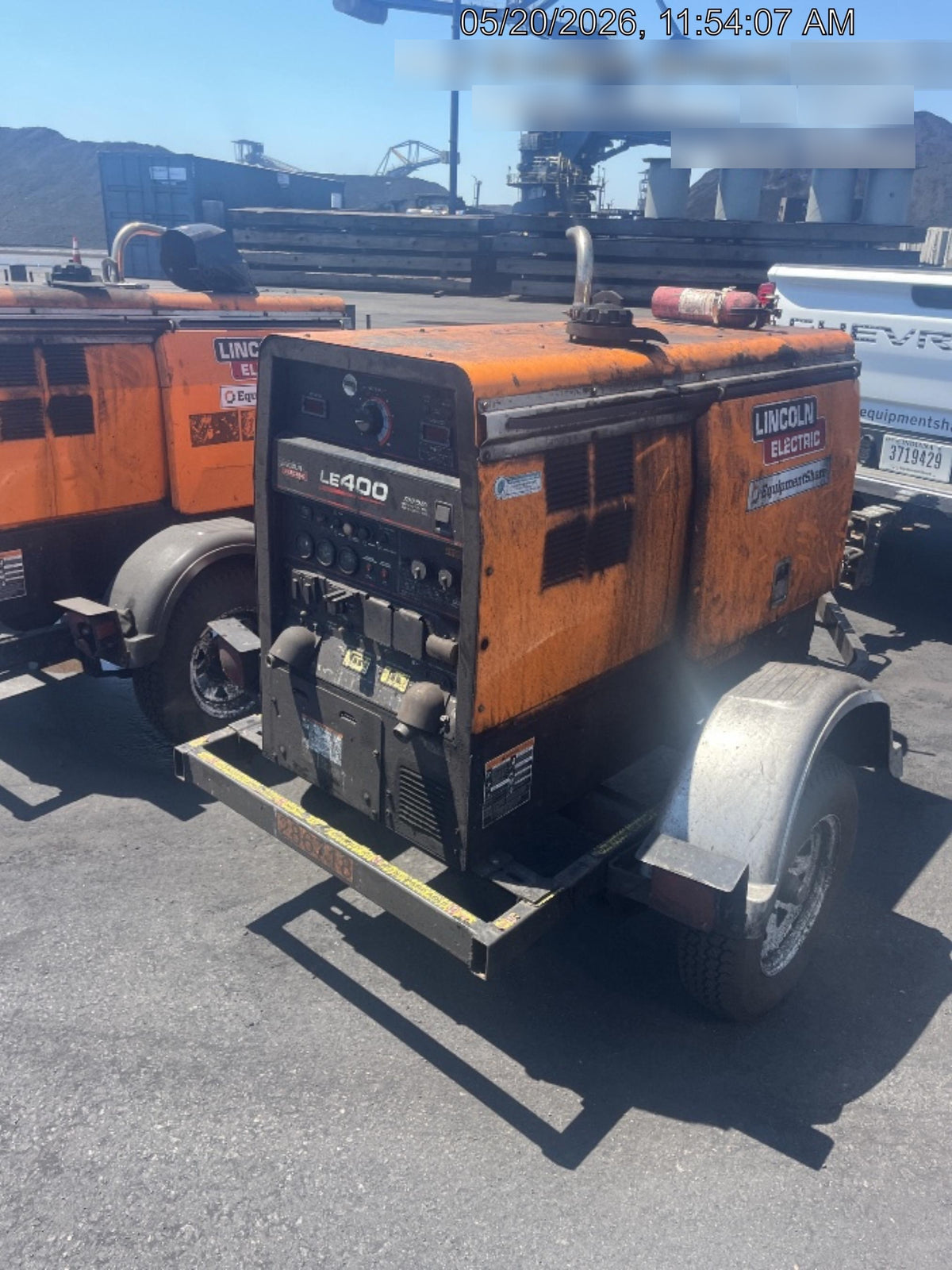 2022 Lincoln Electric LE400 Kubota V1505, Trlr, Cable Rack, Light Kit, ES Decals, T3