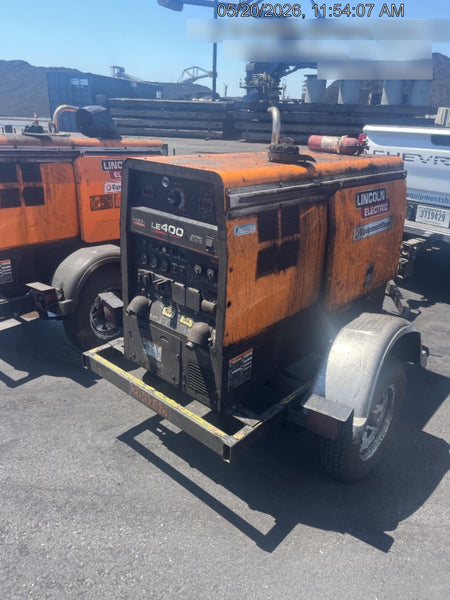 2022 Lincoln Electric LE400 Kubota V1505, Trlr, Cable Rack, Light Kit, ES Decals, T3
