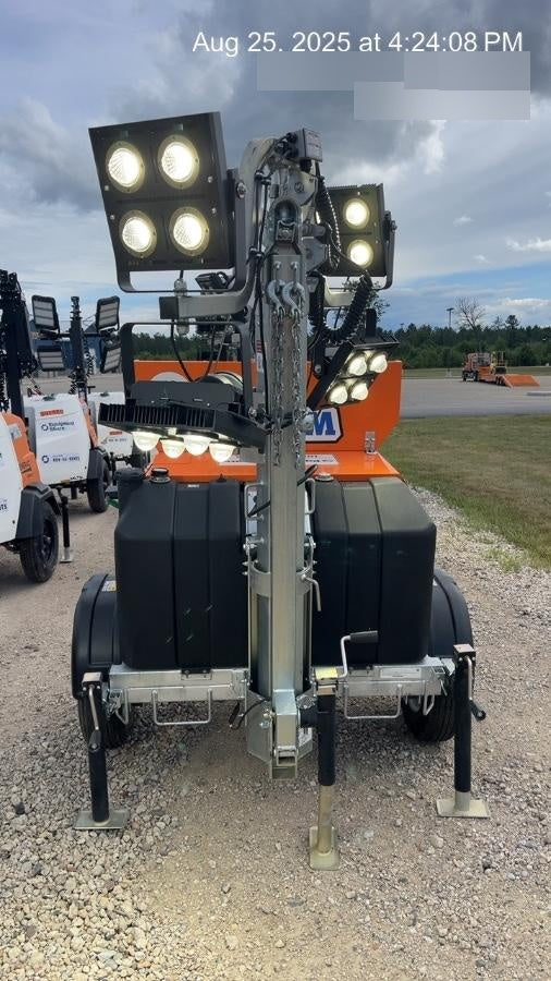 2024 Wanco WLTT-4MM4K Diesel, Deep Sea Controller, Shore Power Plug, Auto Start, (4) 350W LED Floodlights, 4kW Generator, 60 Gal Fuel Tank, 2" Ball, T3