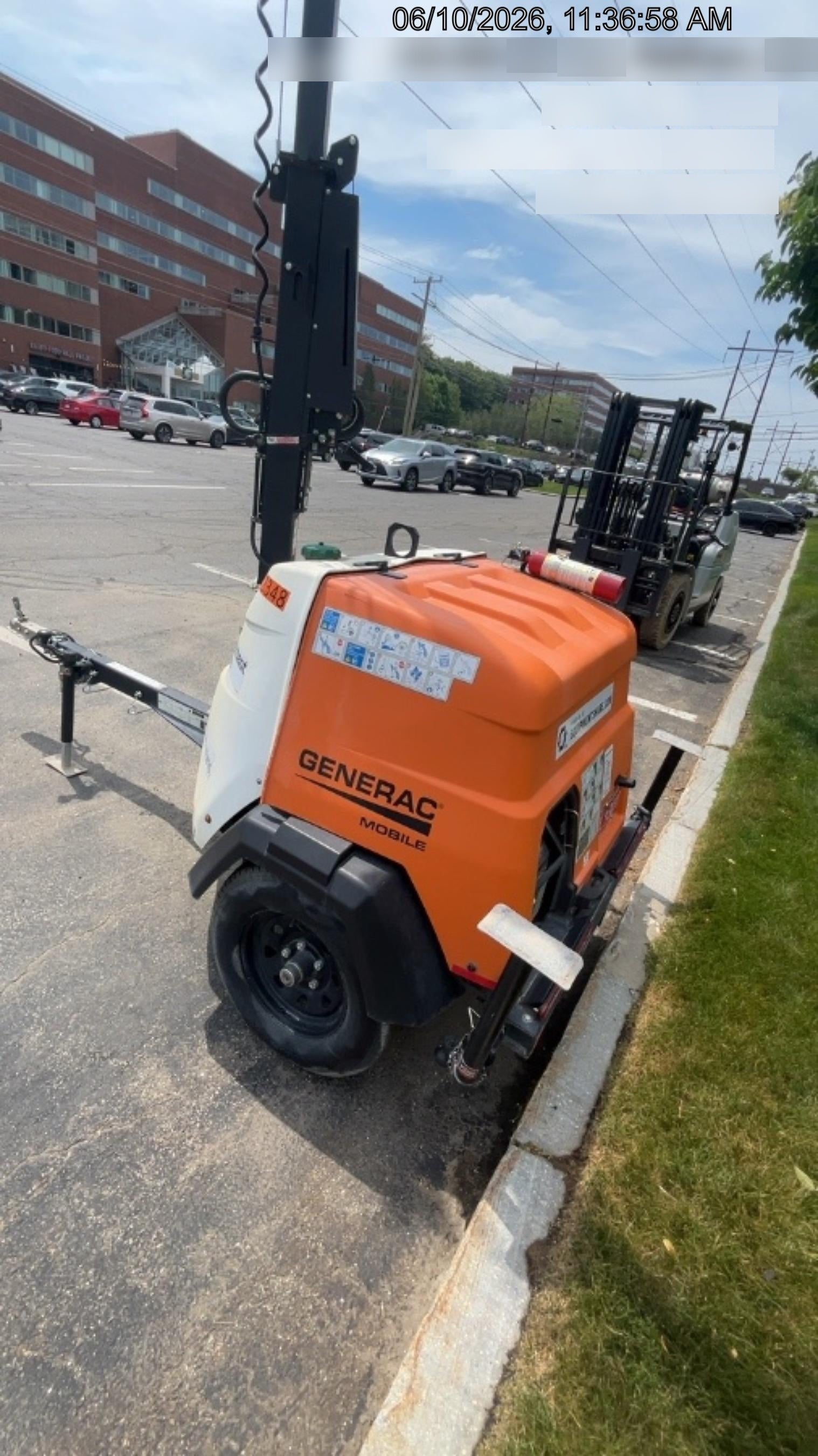 2023 Generac MLT2 Diesel, Flex Switch 120V Input, Powerzone Controller, 
(4) 320W LED Lights, 4kW Generator, 39.9 Gal Fuel Tank, 2" Ball, T3