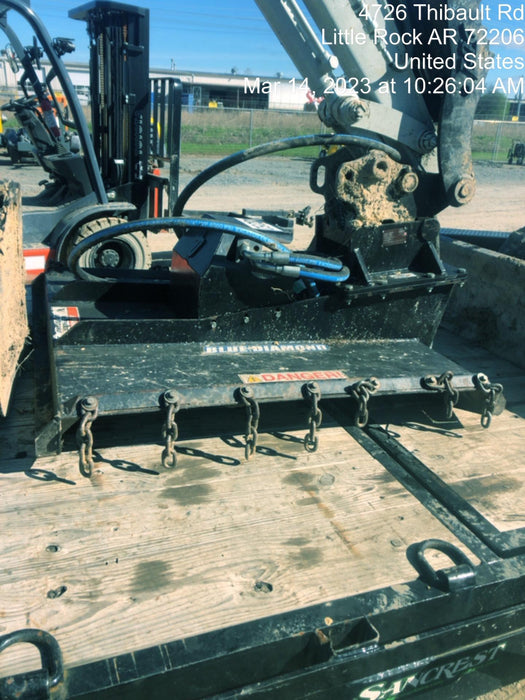 2019 BLUE DIAMOND 42" Brush Cutter, Mini Excavator