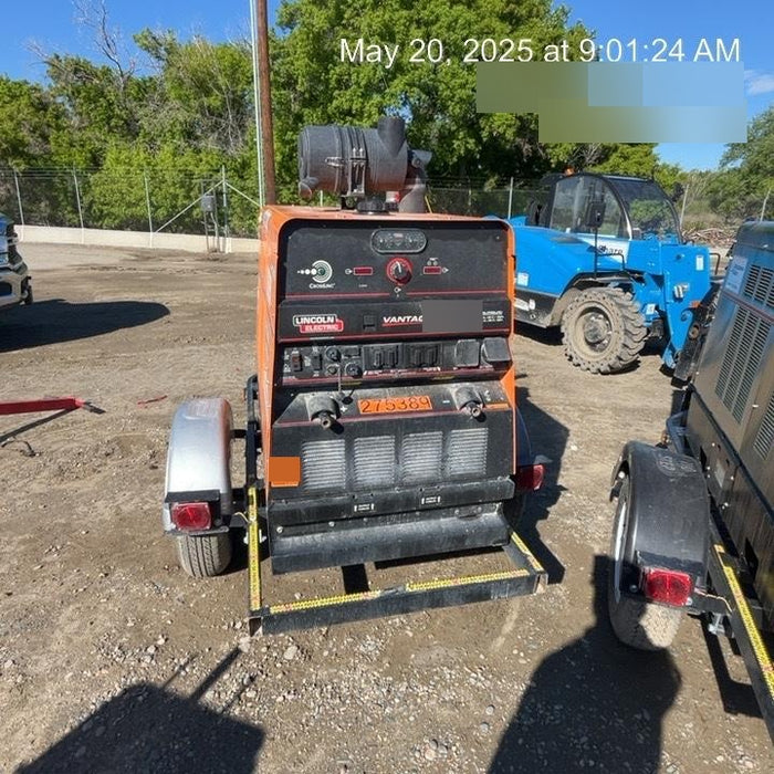 2022 Lincoln Electric Vantage 549X Crosslink Technology, Trailer Mounted, ES Decals, T3