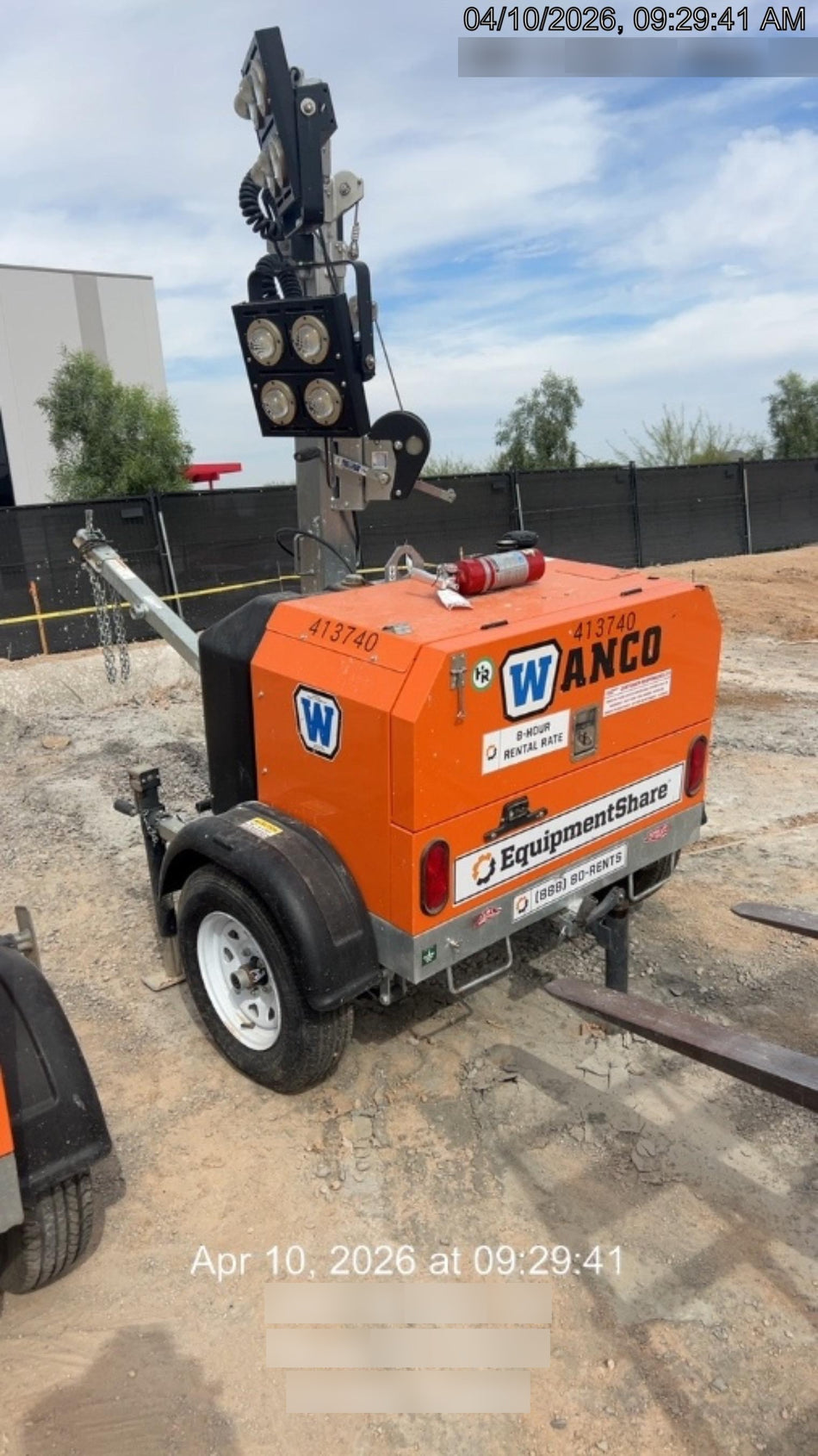 2024 Wanco WLTT-4MM4K Diesel, Deep Sea Controller, Shore Power Plug, Auto Start, (4) 350W LED Floodlights, 4kW Generator, 60 Gal Fuel Tank, 2" Ball, T3