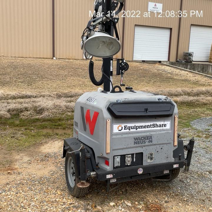 2019 Wacker Neuson LTV6L-MH Wacker Neuson LTV6L Mobile Light Tower w/Fuel Level Sensor Installed