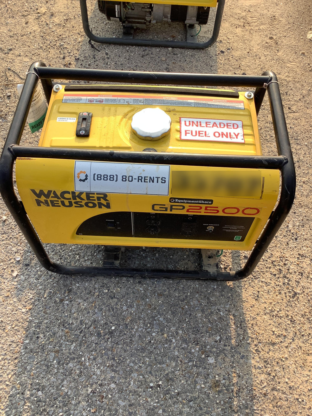 2019 WACKER NEUSON GP2500A