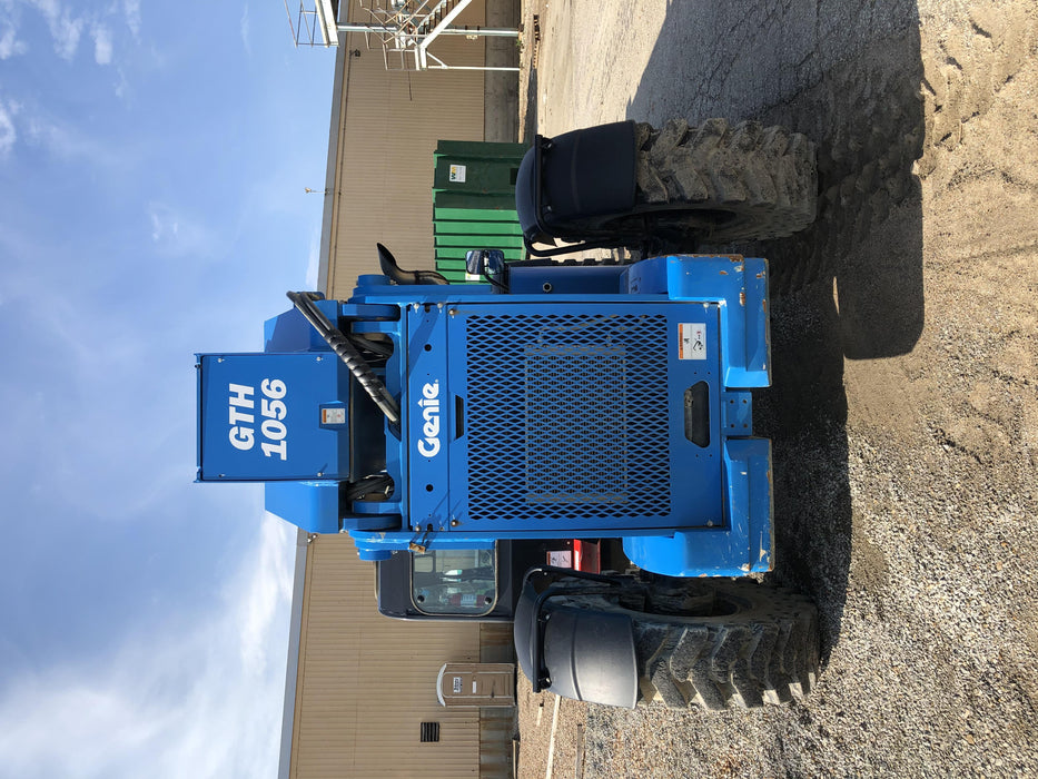 2018 Genie GTH-1056 Genie GTH-1056 w/Enclosed Cab w/HVAC, Work Lights, Solid Tires, Beacon, 60" Carriage and Forks