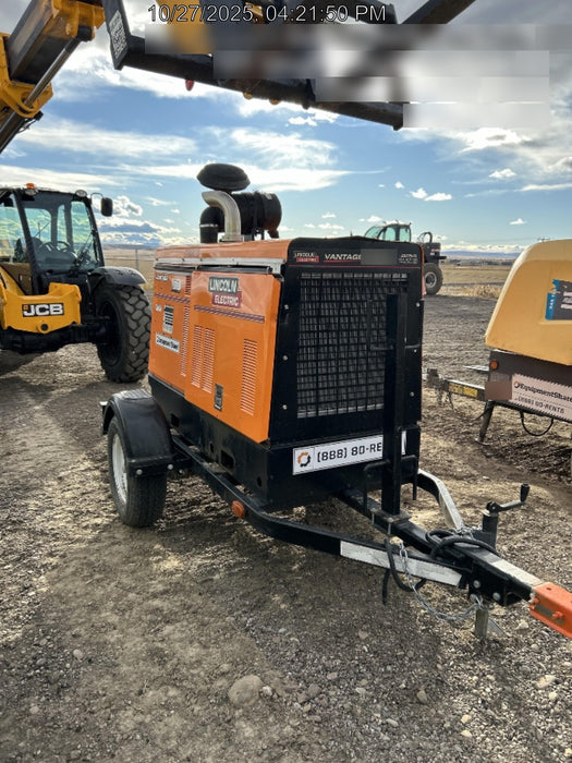 2021 Lincoln Electric Vantage 549X Ready Pak 3, ORANGE (includes trailer, cable rack, fender light kit)