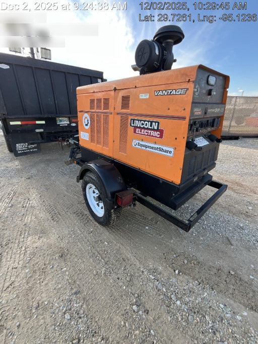 2021 Lincoln Electric Vantage 549X Ready Pak 3, ORANGE (includes trailer, cable rack, fender light kit)
