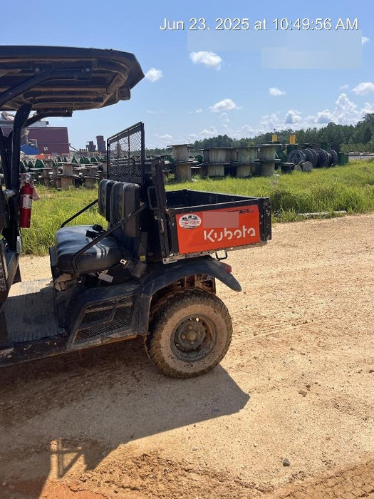 2021 Kubota RTV-X1140W-H Plastic Canopy, Windshield Acrylic Clear, LED Strobe Light, Wire Harness Kit, Back up Alarm