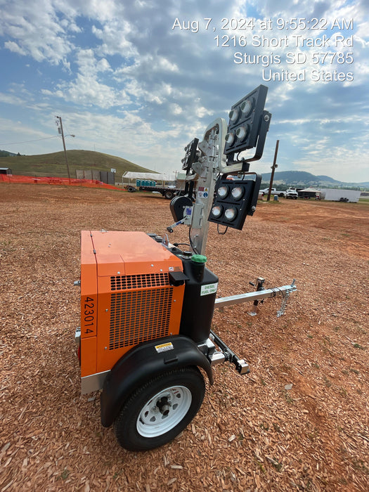 2024 Wanco WLTT-4MM4K Diesel, Deep Sea Controller, Shore Power Plug, Auto Start, (4) 350W LED Floodlights, 4kW Generator, 60 Gal Fuel Tank, 2" Ball, T3