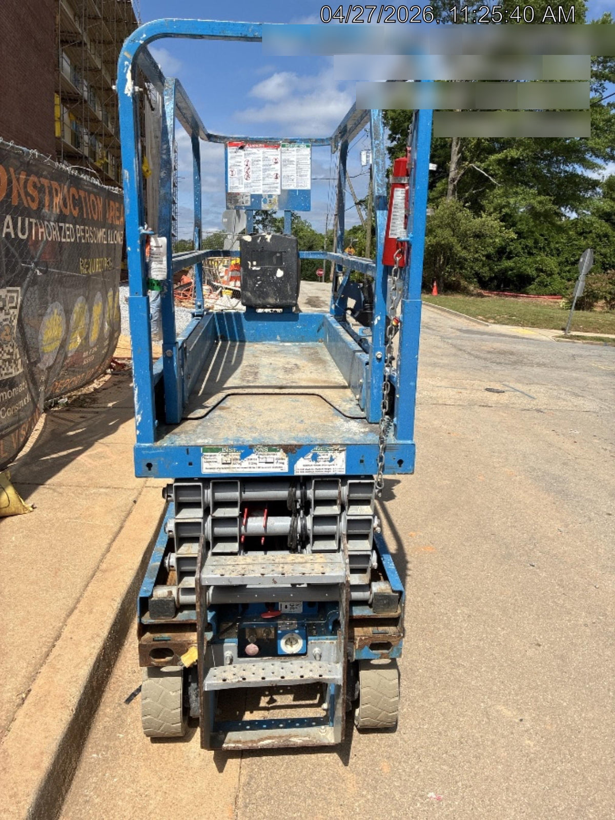 2020 Genie GS-1930 Fixed rails with chain entry gate - Pre A92.20