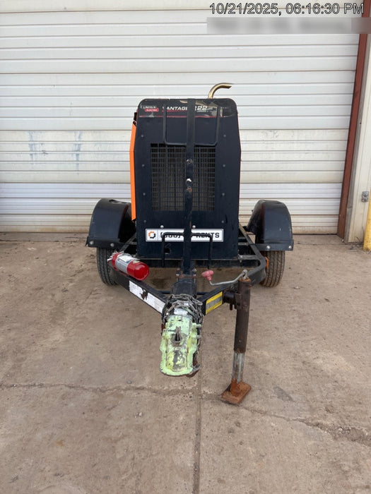 2021 Lincoln Electric Vantage 322 Vantage 322 Ready Pak 3 w/ Telematics & Decals, ORANGE (includes trailer, cable rack, fender light kit)