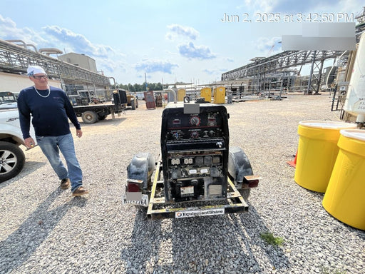 2019 Lincoln Electric Vantage 322 Welder Ready-Pak 3, Two wheel trailer, Fender and Light kit, Cable Rack