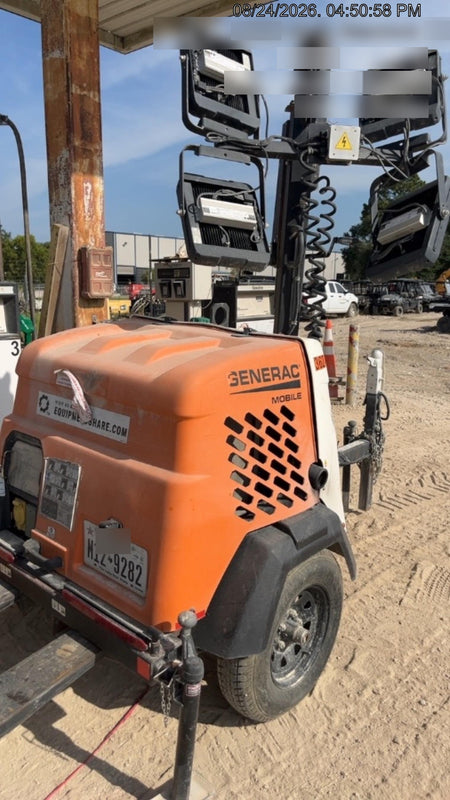 2023 Generac MLT2 Diesel, Flex Switch 120V Input, Powerzone Controller, 
(4) 320W LED Lights, 4kW Generator, 39.9 Gal Fuel Tank, 2" Ball, T3