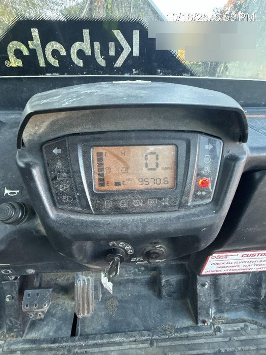 2021 Kubota RTV-X1140W-H Plastic Canopy, Windshield Acrylic Clear, LED Strobe Light, Wire Harness Kit, Back up Alarm