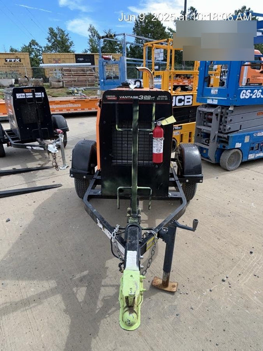 2021 Lincoln Electric Vantage 322 Vantage 322 Ready Pak 3 w/ Decals, ORANGE (includes trailer, cable rack, fender light kit) NO Telematics