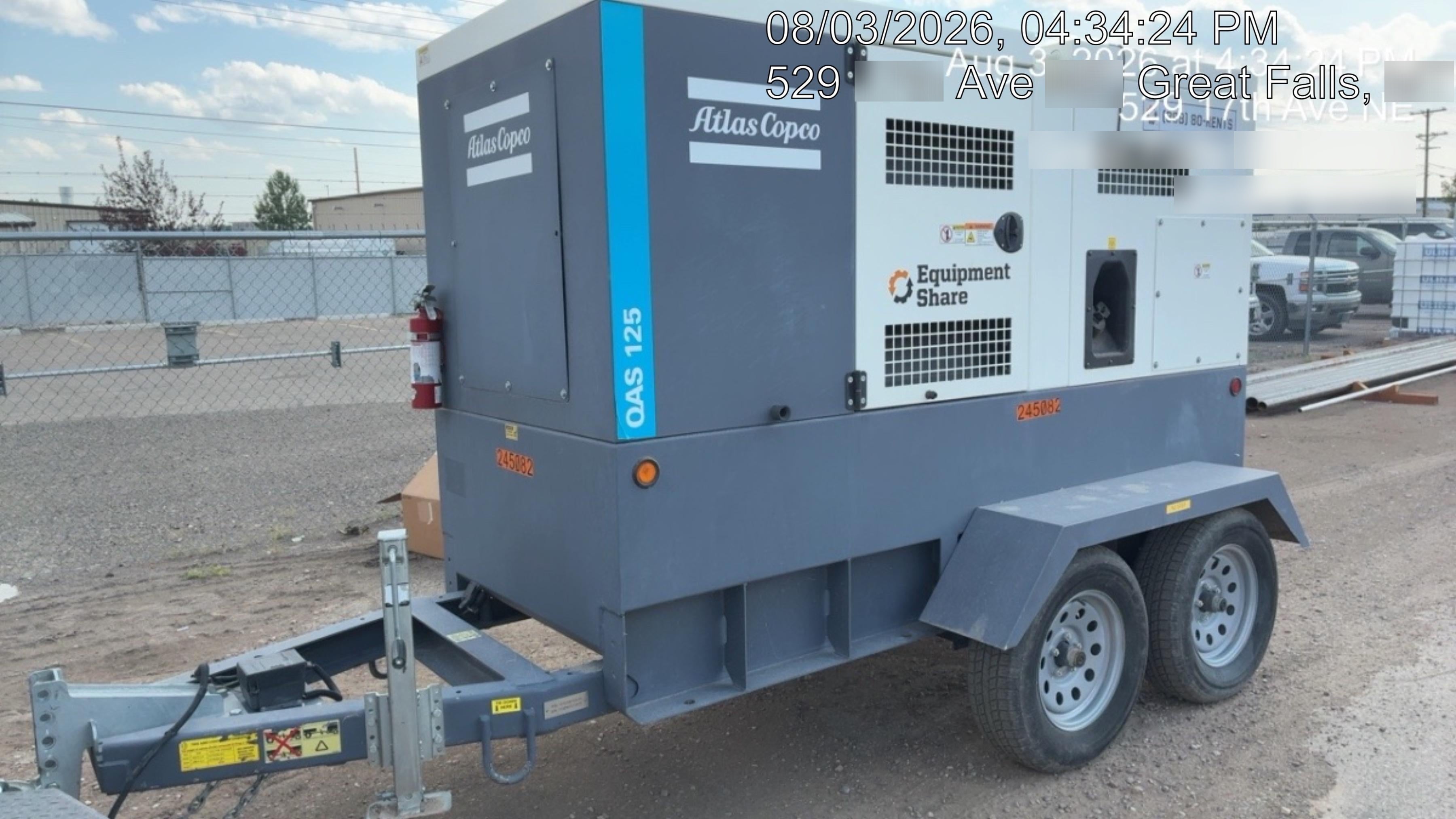 2022 ATLAS COPCO QAS 125