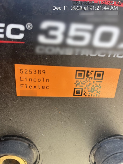 2025 LINCOLN ELECTRIC FLEXTEC 350X