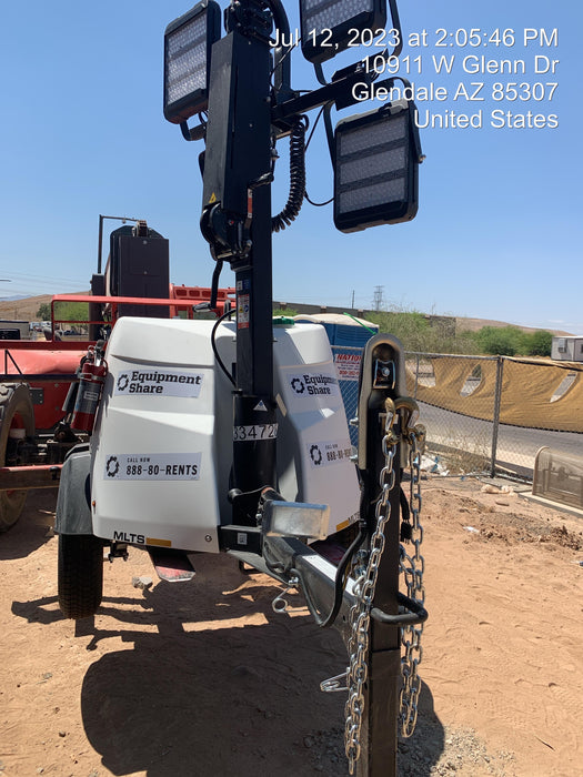 2023 Generac MLT2 Diesel, Flex Switch 120V Input, Powerzone Controller, (4) 320W LED Lights, 4kW Generator, 39.9 Gal Fuel Tank, 2" Ball, T3