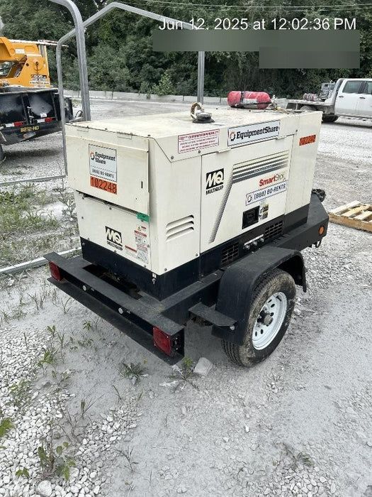 2020 Multiquip DLW400ESA4 400 amp Welder, 14kW, 120/240V, T4F Kubota, Trailer