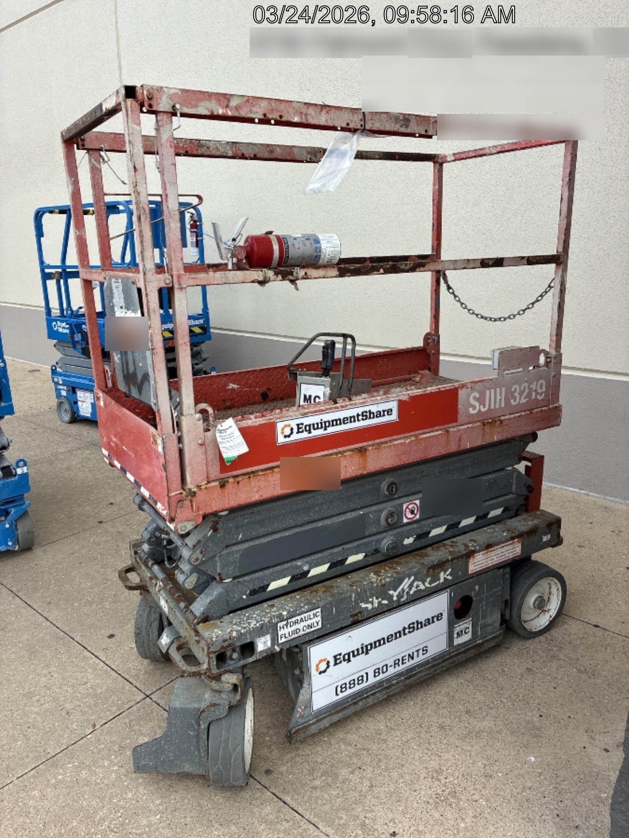 2019 Skyjack SJIII-3219 Standard Options, Trojan Batteries