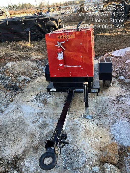 2024 Shindaiwa DGW400DML Kubota D902 Engine, 23 HP, Dual Op Welder, Wire, Arc, Droop Stick, Tig, and CC Stick Functionality, Simulphase, 3 Phase and 1 Phase Gen Output, Single Axle NB Trlr, Slr Trckl Chrg 12V 12W, Fire Ext, T3