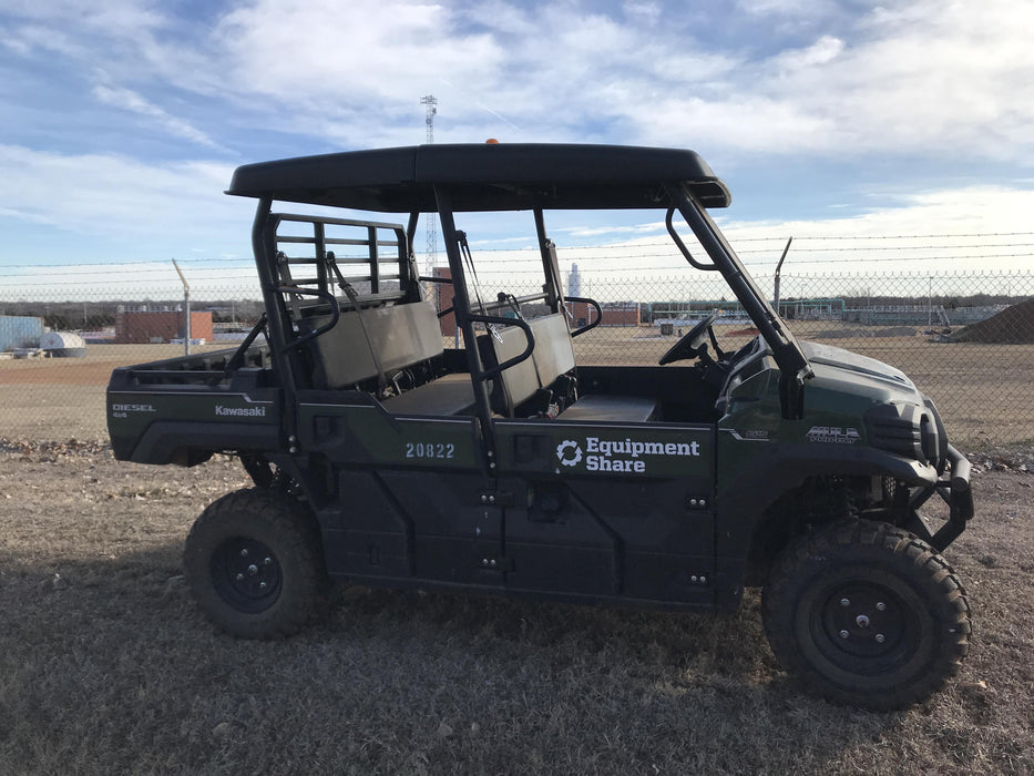 2018 Kawasaki MULE PRO-DX Kawasaki Mule 4x4 Diesel UTV w/Hard Top, Windshield, Beacon, Backup Alarm, ES Keypad/Hardware Installed