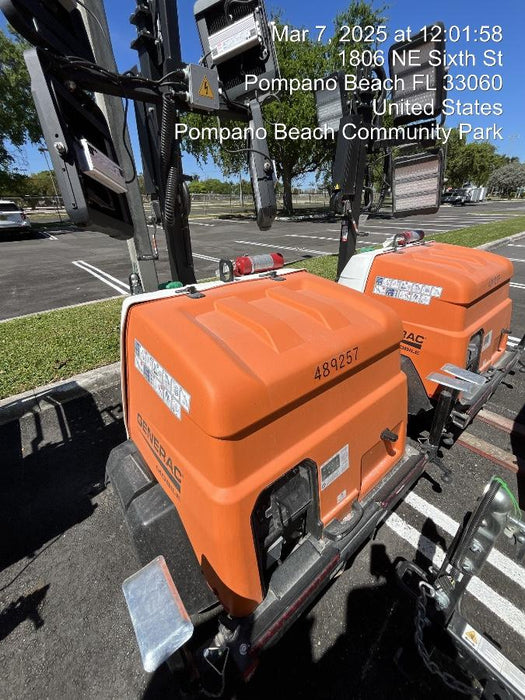 2025 Generac MLTS-4 Diesel, Mitsubishi L2E, 7.1 hp @1800 rpm, Flex Switch 120V Input, Powerzone Controller, (4) 320W LED Lights, 4kW Generator, 39.9 Gal Fuel Tank, 2" Ball, T3, ES Decals