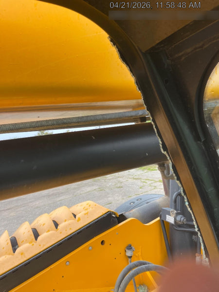 2019 JCB 510-56 74 HP w/CAB/HVAC, Beacon, Worklights, Aux Hydraulics, Solid Tires 66" Carriage/60" Forks