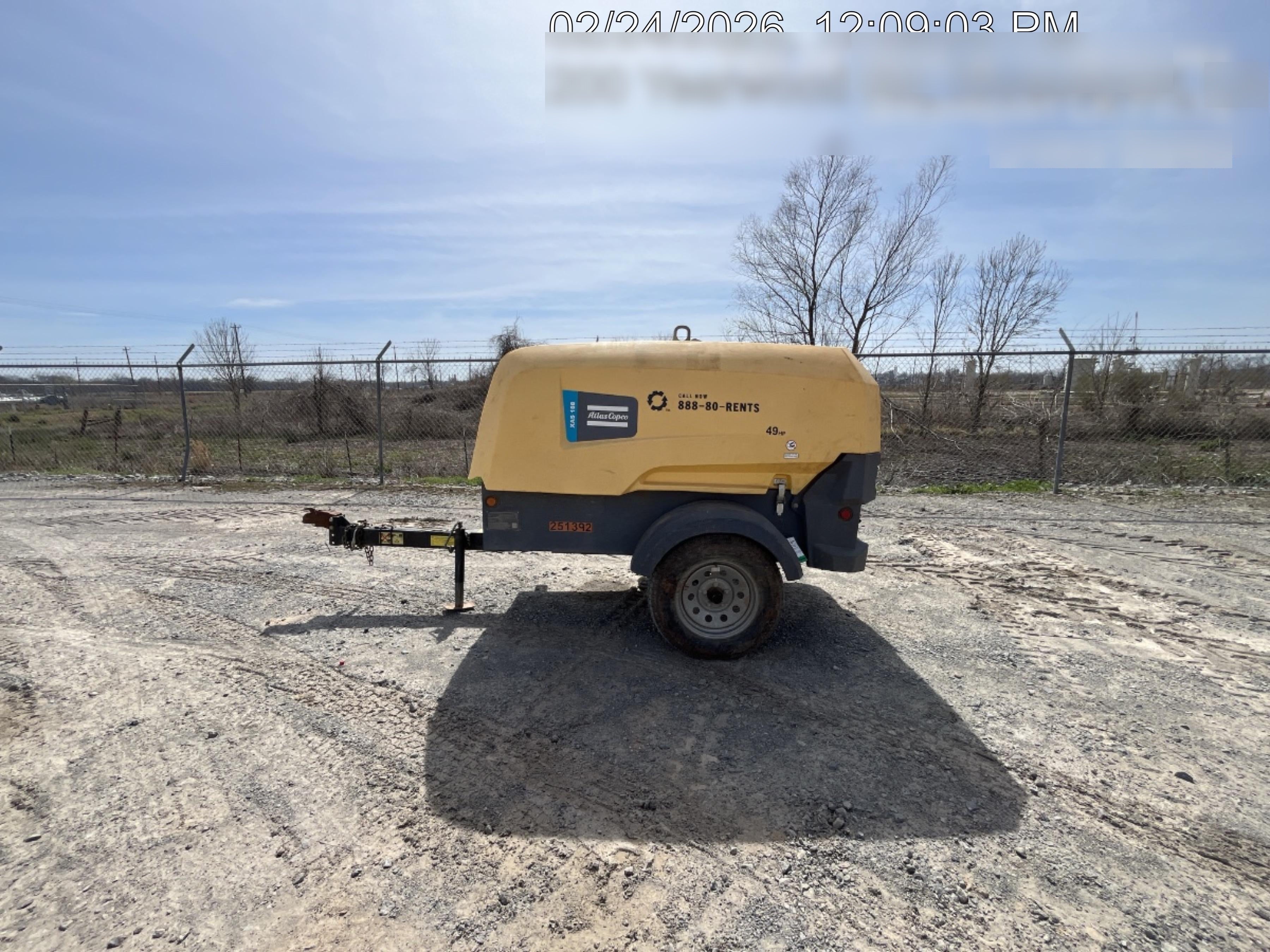2022 ATLAS COPCO XAS188 CWK