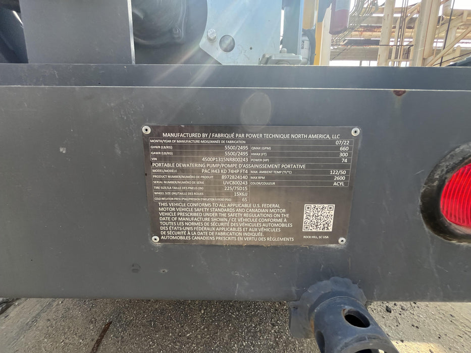 2022 ATLAS COPCO PAC H43 KD