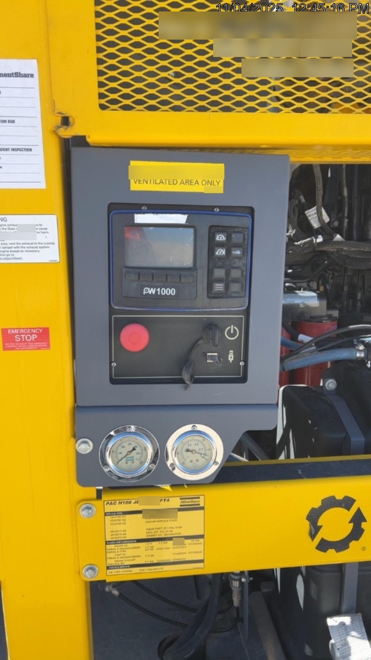 2022 ATLAS COPCO PAC H108 JD