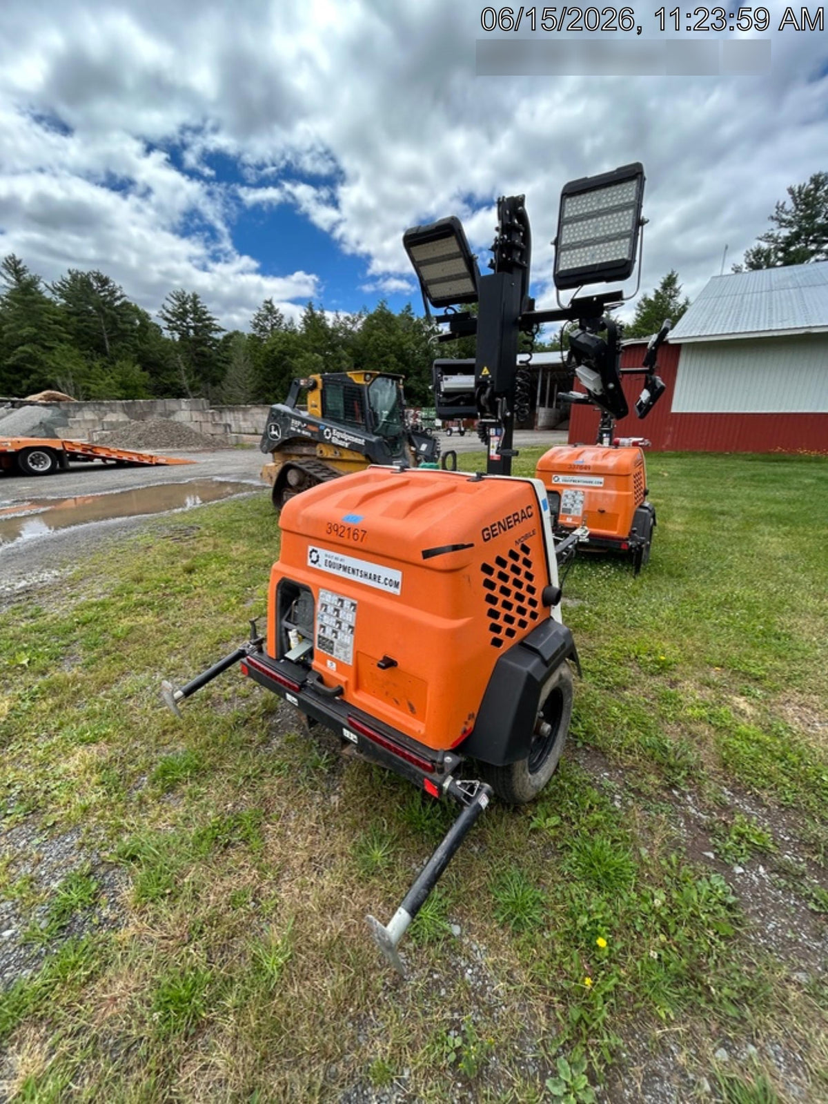 2024 Generac MLT2 Diesel, Flex Switch 120V Input, Powerzone Controller, 
(4) 320W LED Lights, 4kW Generator, 39.9 Gal Fuel Tank, 2" Ball, T3