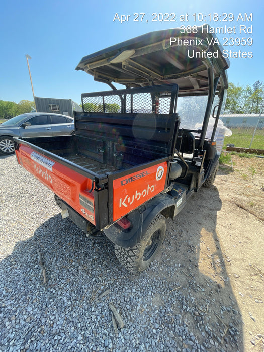 2021 Kubota RTV-X1140W-H Plastic Canopy, Windshield Acrylic Clear, LED Strobe Light, Wire Harness Kit, Back up Alarm
