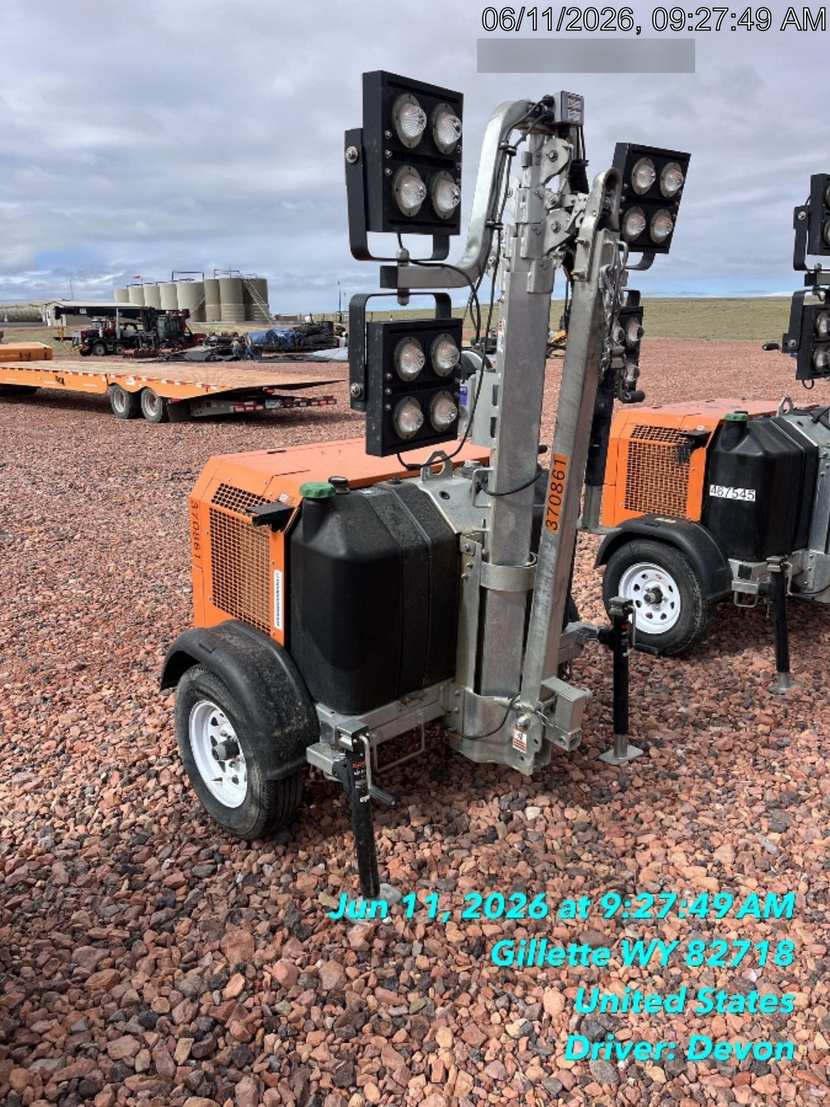2023 Wanco WLTT-4MM4K Diesel, Deep Sea Controller, Shore Power Plug, Auto Start, (4) 350W LED Floodlights, 4kW Generator, 60 Gal Fuel Tank, 2" Ball, T3