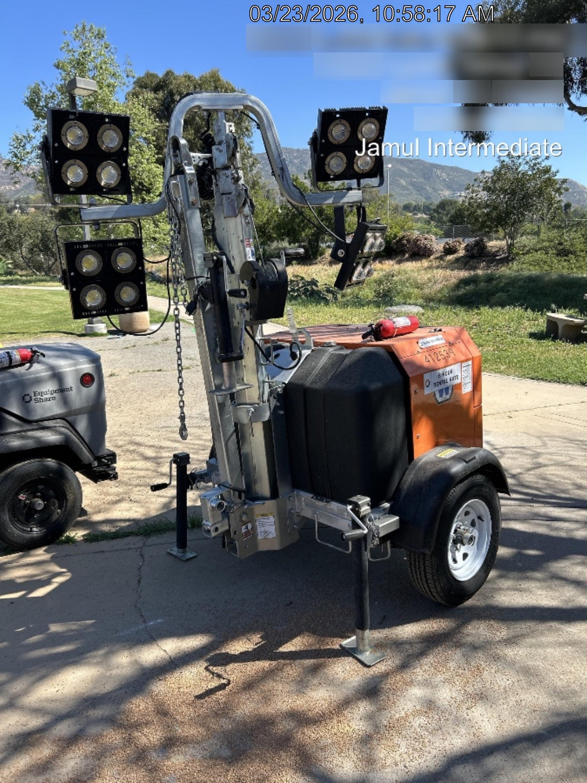 2024 Wanco WLTT-4MM4K Diesel, Deep Sea Controller, Shore Power Plug, Auto Start, (4) 350W LED Floodlights, 4kW Generator, 60 Gal Fuel Tank, 2" Ball, T3