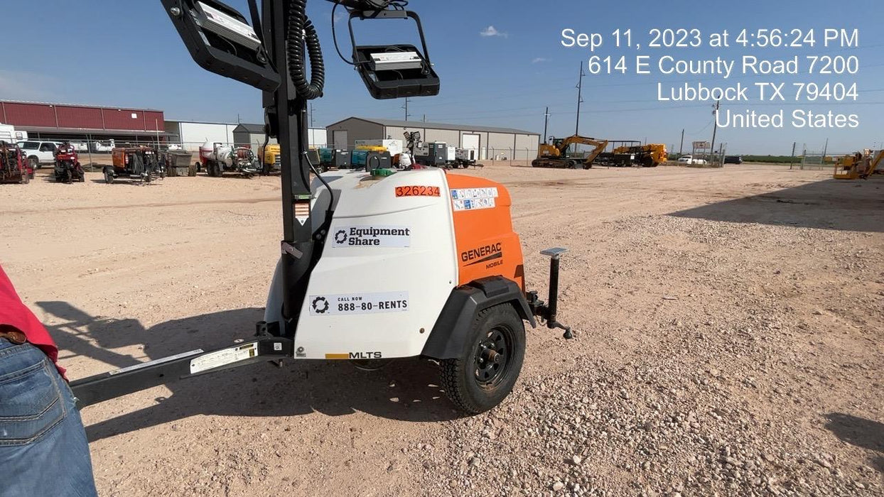 2023 Generac MLT2 Diesel, Flex Switch 120V Input, Powerzone Controller, (4) 320W LED Lights, 4kW Generator, 39.9 Gal Fuel Tank, 2" Ball, T3