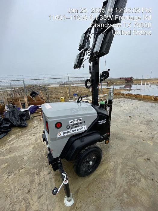 2024 Wacker Neuson LTT4 Diesel, Kohler KDW702, Deep Sea Controller, Auto Start, LED 320W, Bypass Outlet, T3