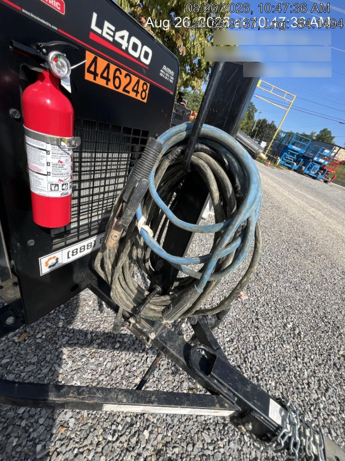 2024 Lincoln Electric LE400 Kubota V1505, Trlr, Cable Rack, Light Kit, ES Decals, T3