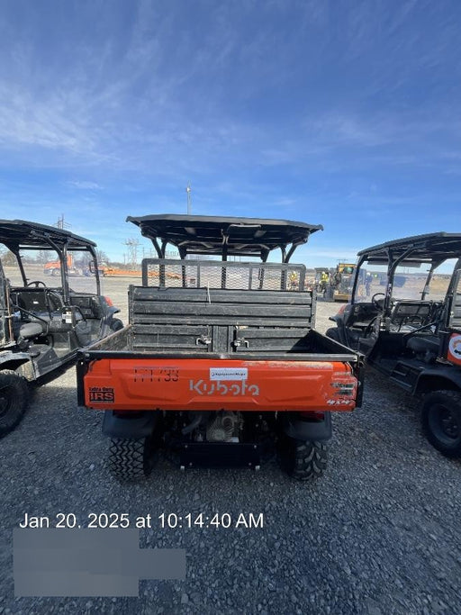 2021 Kubota RTV-X1140W-H Plastic Canopy, Windshield Acrylic Clear, LED Strobe Light, Wire Harness Kit, Back up Alarm