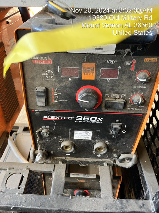 2022 LINCOLN ELECTRIC FLEXTEC 350X