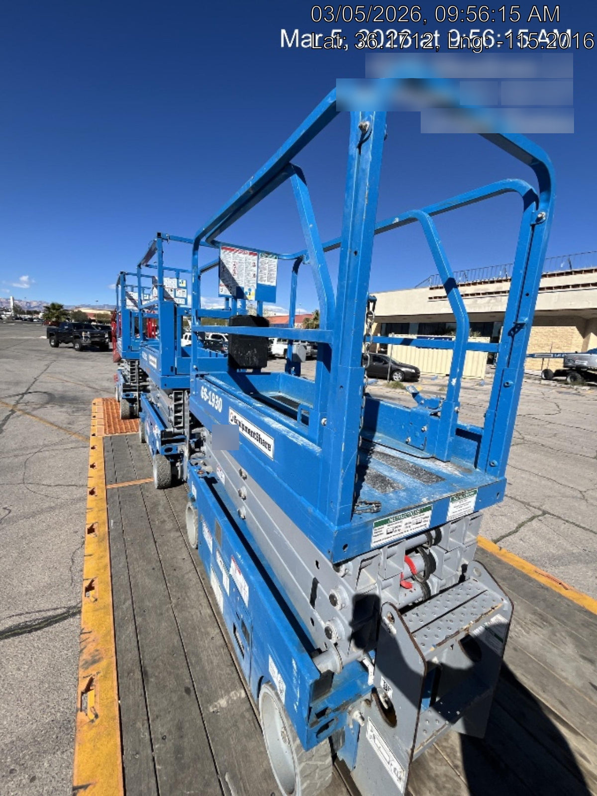 2019 Genie GS-1930 Fixed rails with chain Entry