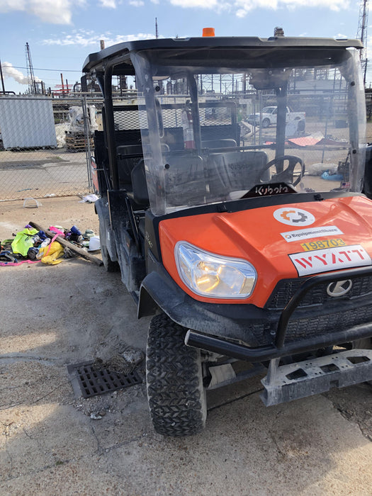 2022 Kubota RTV-X1140W-H Plastic Canopy, Windshield Acrylic Clear, LED Strobe Light, Wire Harness Kit, Back up Alarm