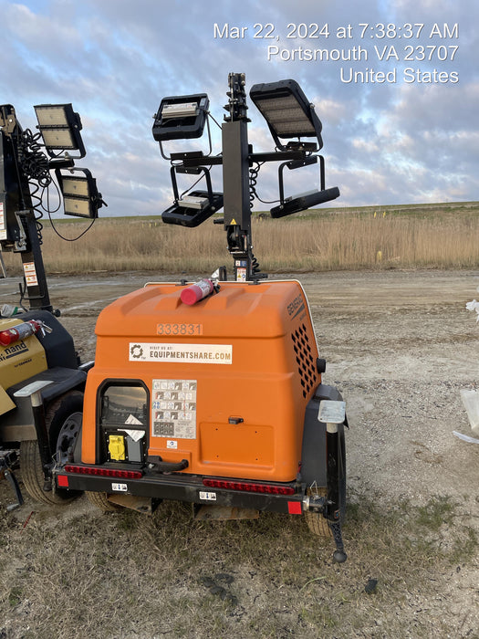 2023 Generac MLT2 Diesel, Flex Switch 120V Input, Powerzone Controller, (4) 320W LED Lights, 4kW Generator, 39.9 Gal Fuel Tank, 2" Ball, T3