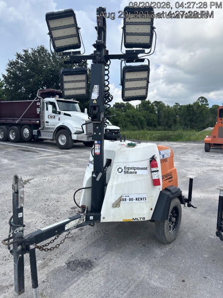 2025 Generac MLTS-4 Diesel, Mitsubishi L2E, 7.1 hp @1800 rpm, Flex Switch 120V Input, Powerzone Controller, (4) 320W LED Lights, 4kW Generator, 39.9 Gal Fuel Tank, 2" Ball, T3, ES Decals